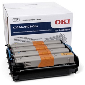 Made By Okidata 44968308 CMYK Oki 20K Image Drum Oki C332dn, MC363dn