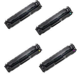 Compatible 4 Pack HP 414A Color LaserJet Pro M454, M479  Toner Cartridges, For LaserJet Pro M454dn, M454dw, M478fdw