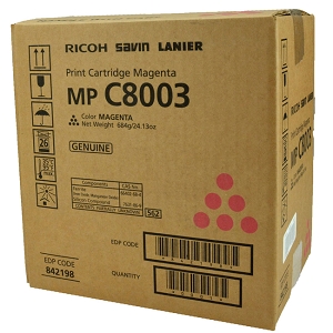 Made By Ricoh 842198 Magenta Toner Cartridge, for MP C8003