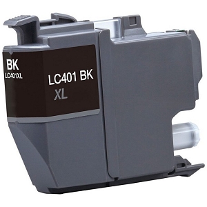 Compatible Brother LC401XLBKS Black Ink Cartridge High Yield, for MFC-J1010DW, MFC-J1012DW, MFC-J1170DW