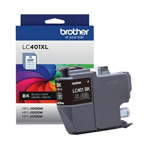 Made By Brother LC401XLBKS Black Ink Cartridge High Yield, for MFC-J1010DW, MFC-J1012DW, MFC-J1170DW