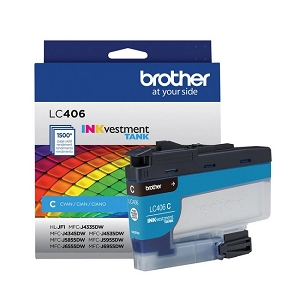 Made By Brother LC406CS Cyan Ink Cartridge, for MFC-J4335DW, MFC-J6955DW