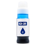 Compatible Canon 4537C001 GI-21  Cyan Ink for PIXMA G1220, G2260, or G3260