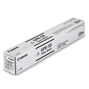 Made By Canon GPR-58BK 2182C003AA Black Toner Cartridge, For ImageRunner Advance C256iF II, C256iF III, DX C357iF