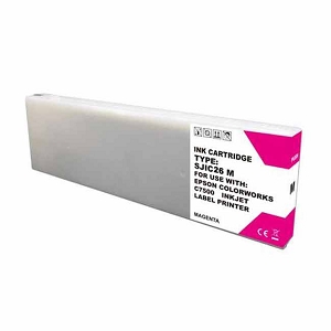 Compatible Epson TM-C7500 Magenta Ink Cartridge SJIC26P(M), for Epson ColorWorks TM-C7500