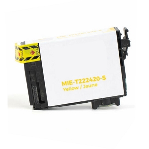 Compatible Epson 222 T222420-S Yellow Ink Cartridge, for Expression Home XP-5200, WorkForce WF-2960