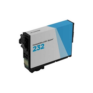 Compatible Epson 232 T232220-S Cyan Ink Cartridge, for Home XP-4200, 4205, WorkForce WF-2930, WF-2950