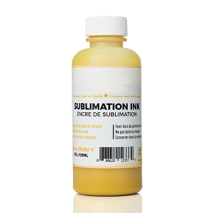 Dye Sublimation Ink for Epson, Yellow, 100 ml / Bottle, Standard, For All Epson 4-Color Printers