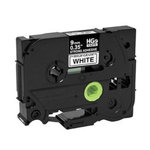 Compatible Brother HGeS221, HGe-S221 High Grade 9mm Black on White P-touch Label Tape Length of 8m
