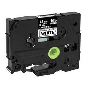Compatible Brother HGeS231, HGe-S231 High Grade 12mm Black on White P-touch Label Tape Length of 8m