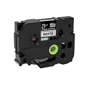 Compatible Brother HGeS241, HGe-S241 High Grade 18mm Black on White P-touch Label Tape Length of 8m
