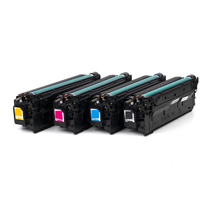 Compatible HP 212A Toner Cartridge Combo BK/C/M/Y - with Chip, for MFP M578f, MFP M578c, M554dn Printer
