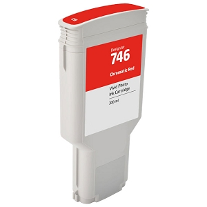 Compatible HP 746 P2V81A Chromatic Red Ink Cartridges, for DesignJet Z6, Z9+