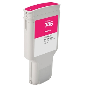 Compatible HP 746 P2V78A Magenta Ink Cartridges, for DesignJet Z6, Z9+