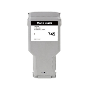 Compatible HP 745 F9K05A Matte Black Ink Cartridge 350Ml, for DesignJet Z2600 Z5600