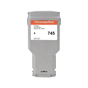 Compatible HP 745 F9K06A Chromatic Red Ink Cartridge 350Ml, for DesignJet Z2600 Z5600