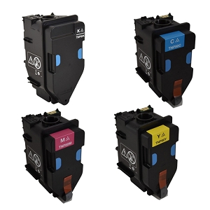 Compatible Konica Minolta 4 Pack TNP80 TNP-80 SET  Toner Cartridge, BK,C,M,Y for Bizhub 3320i