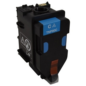 Compatible Konica Minolta TNP80C TNP-80C  AAJW432  Cyan Toner Cartridge, for Bizhub 3320i