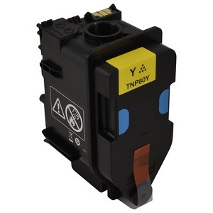 Compatible Konica Minolta TNP81Y AAJW231  Yellow Toner Cartridge, for Bizhub C3300i, Bizhub C4000i