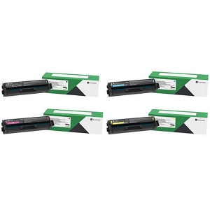 Made By Lexmark 20N10K0 20N10C0 20N10M0 20N10Y0 Return Program Toner Cartridge Combo BK/C/M/Y