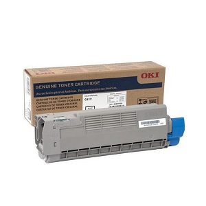Made By Okidata 46507504 Black Toner Cartridge, for Oki C612dn, Oki C612n