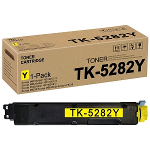 Made By Kyocera Mita TK-5282Y 1T02TWAUS0 Yellow Laser Toner Cartridge forMade By Kyocera Mita Ecosys M6235CIDN, M6535CIDN and M6635CIDN