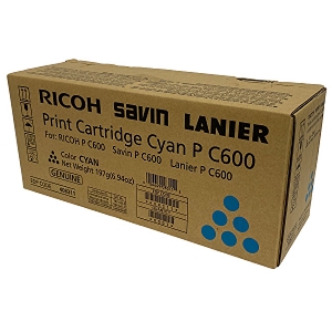 Made By Ricoh 408311 Cyan Toner Cartridge, For Lanier, Savin P C600