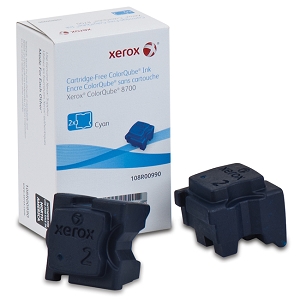 Made By Xerox 108R00990 Cyan Solid Ink Cartridge for ColorQube 8700