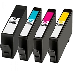 Compatible 4 Pack HP   910XL SET OfficeJet 8018, 8020, 8022, 8025, 8028, 8035 High Yield Ink Cartridges