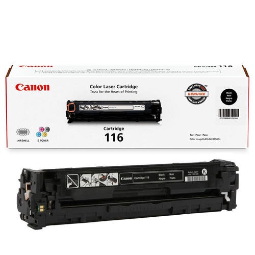 Made by Canon CRG-116 1980B001AA Black Laser Toner Cartridge Color imageCLASS MF-8050Cn 