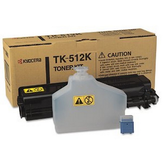  Made By Kyocera Mita TK-512 1T02F30US0 TK512K Black Toner Cartridge FS-C5020N 