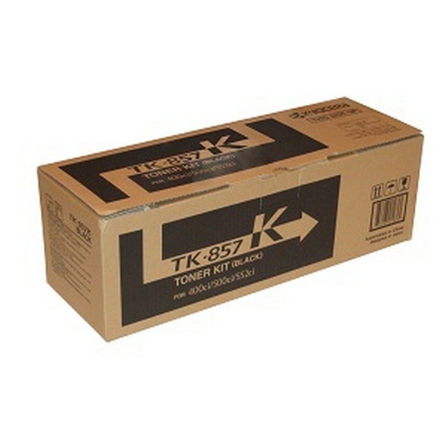  Made By Kyocera Mita TK-857 1T02H70US0 TK857K Black Toner Cartridge TASKalfa 400ci 