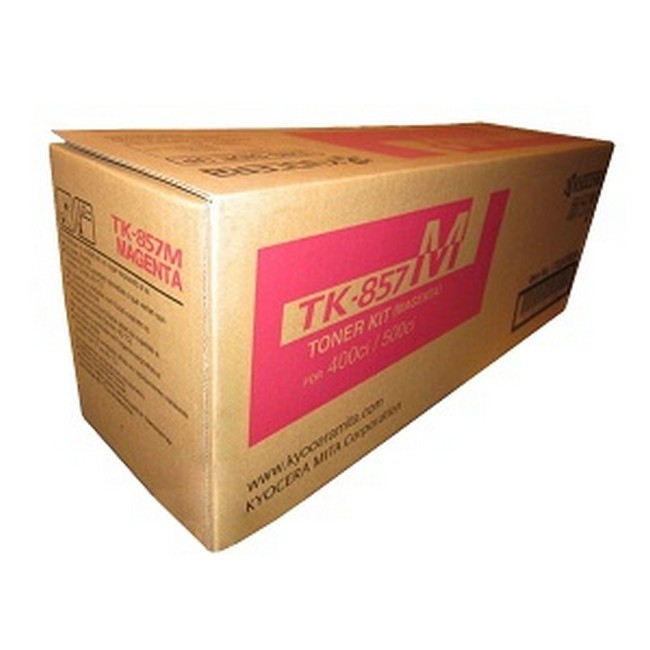  Made By Kyocera Mita TK-857 1T02H7BUS0 TK857M Magenta Toner Cartridge TASKalfa 400ci 