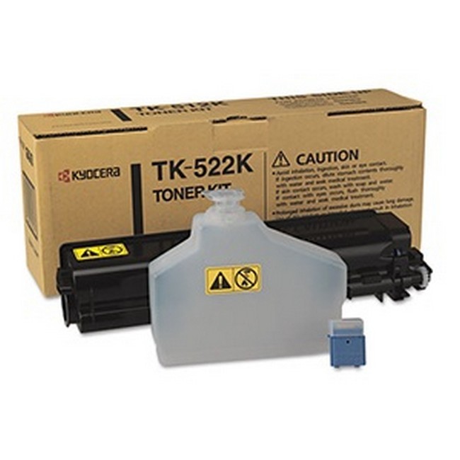  Made By Kyocera Mita TK-522 1T02HJ0US0 TK522K Black Toner Cartridge FS-C5015 
