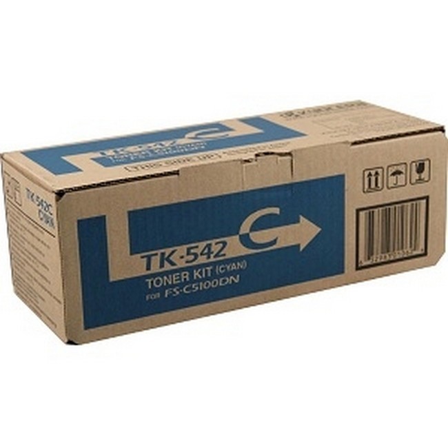  Made By Kyocera Mita TK-542 1T02HLCUS0 TK542C Cyan Toner Cartridge FS-5100DN 
