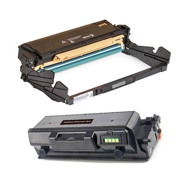 2 Pack Xerox 3330 106R03622 101R00555 Phaser 3330, Workcentre 3335, 3345 Laser Toner Cartridge and Drum Unit 