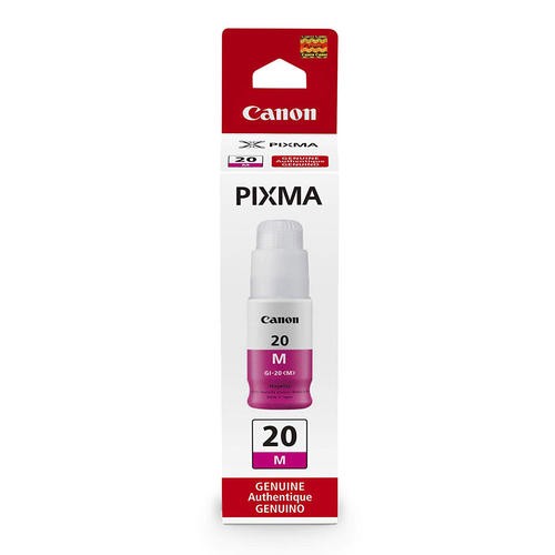  Made by Canon GI-20 3395C001 Magenta Ink Bottle PIXMA G5020, G6020, G7020 
