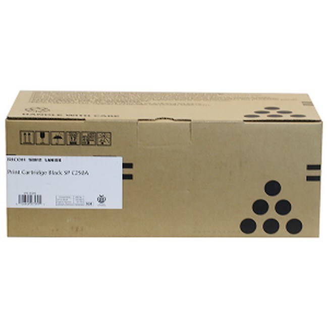  Made by Ricoh SP C250A 407539 Black Toner Cartridge 