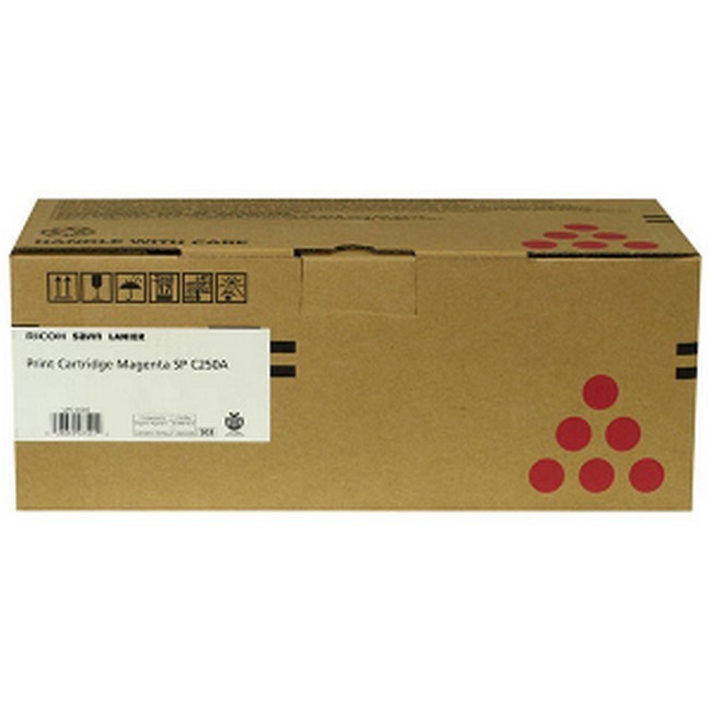  Made by Ricoh SP C250A 407541 Magenta Toner Cartridge 