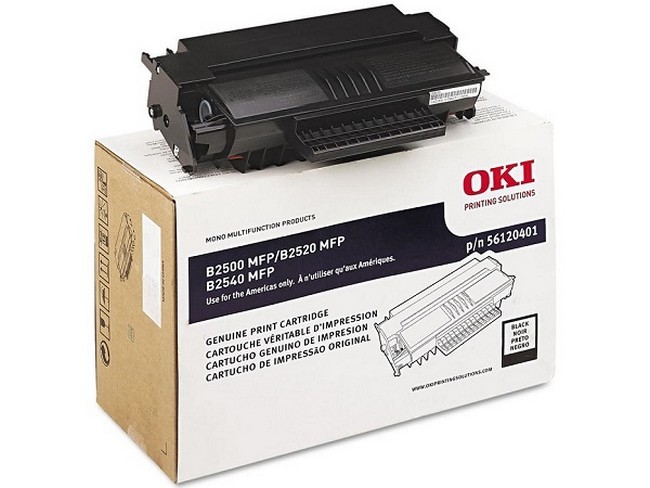  Made By Okidata 56120401 Black Laser Toner Cartridge B2500, B2520, B2540 