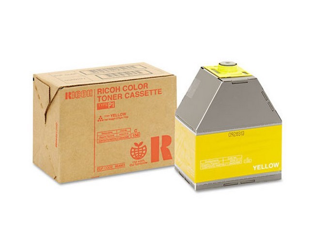 Made by Ricoh Type P1 888232 884901 Yellow Toner Cartridge Aficio 220, 2228C, 2232C, 2238C 