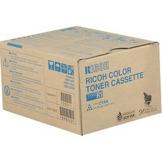  Made by Ricoh Type R1 888343 Cyan Toner Cartridge 