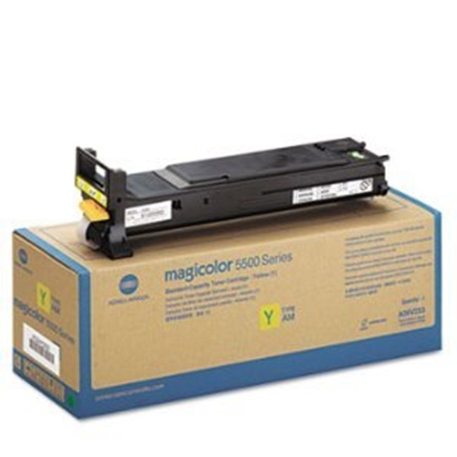  Made By Konica Minolta A06V233 A06V-233 Yellow High Yield Toner Cartridge Magicolor 5550, 5570, 5650EN, 5670EN 