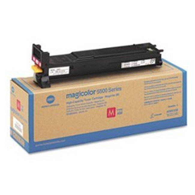  Made By Konica Minolta A06V333 A06V-333 Magenta High Yield Toner Cartridge Magicolor 5550, 5570, 5650EN, 5670EN 