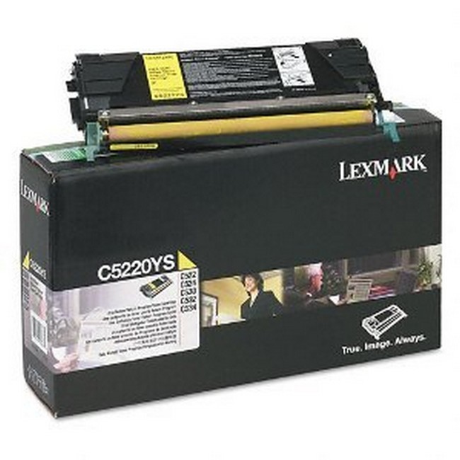  Made by Lexmark C-524 C5220YS Yellow Toner Cartridge C522, C524, C530, C532 