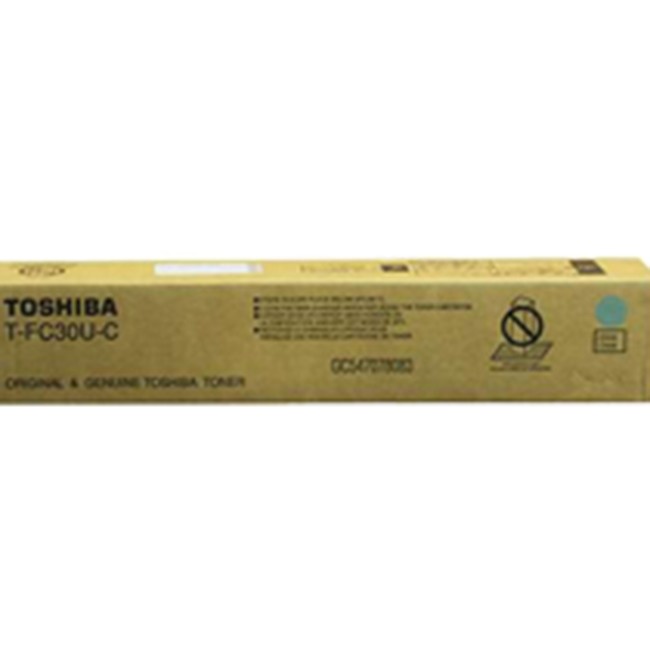  Made By Toshiba TFC30U TFC30UC TFC-30UC Cyan Laser Toner Cartridge E-Studio 2050C, 2051C, 2550C, 2551C 