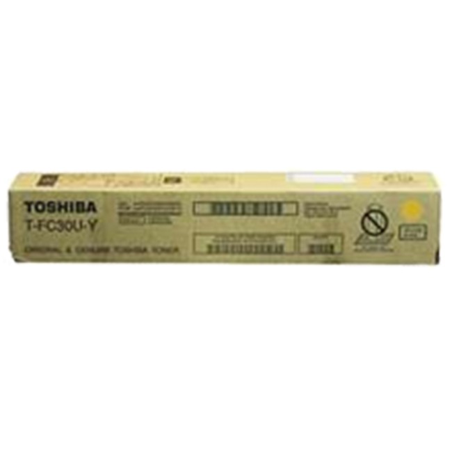  Made By Toshiba TFC30U TFC30UY TFC-30UY Yellow Laser Toner Cartridge E-Studio 2050C, 2051C, 2550C, 2551C 