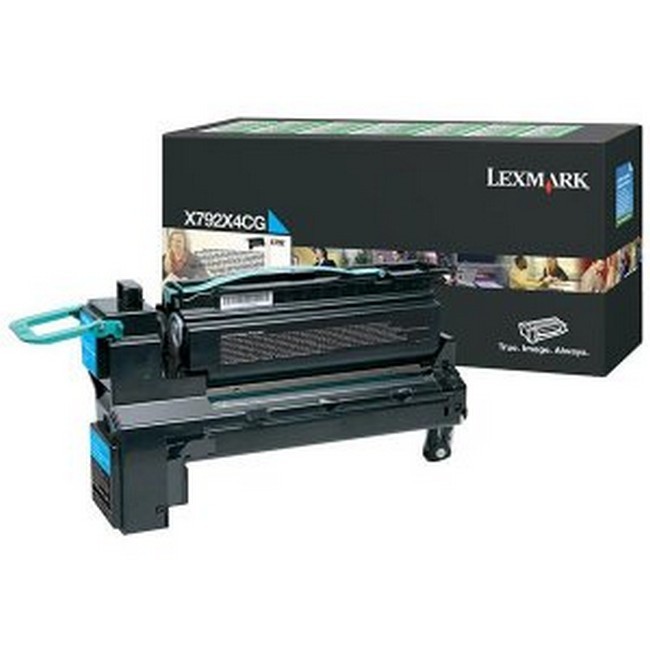  Made by Lexmark X-792 X792X4CG Cyan Extra High Yield Toner Cartridge X792 