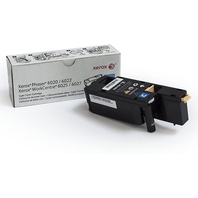  Made by Xerox 6022 106R02756 Cyan Laser Toner Cartridge Phaser 6020, 6022, WorkCentre 6025, 6027 