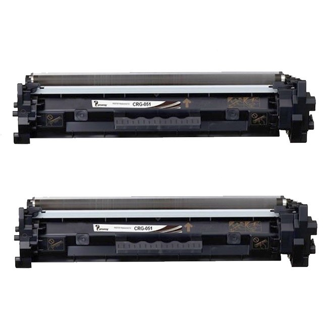  2 Pack Canon 051H 2169C001 Compatible Black High Yield Laser Toner Cartridge 